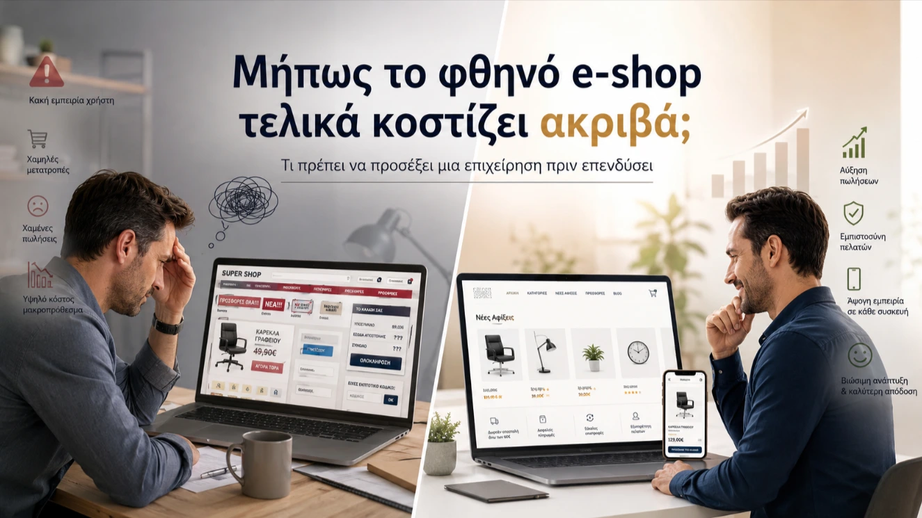 Φθηνό e-shop: Μήπως τελικά κοστίζει ακριβά;